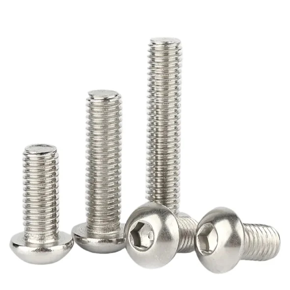 Bolt And Nut Making Machine Produce Half Round Head Zinc Plated Carbon Steel M6 Hex Bolts