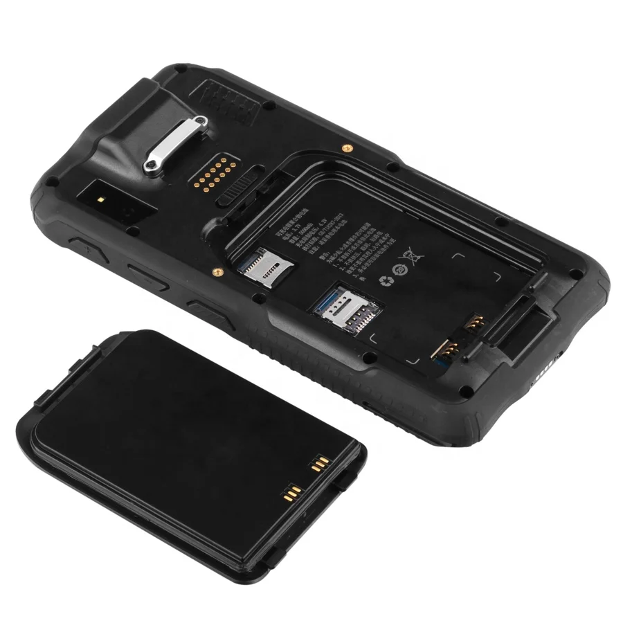 one hand operation hand strap in vehicle mount data terminal linux os 6inch win10 CE OS 128gb rom rugged pda