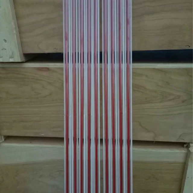 Borosilicate 3.3 Pyrex Glass Tube & Pipe with red white line