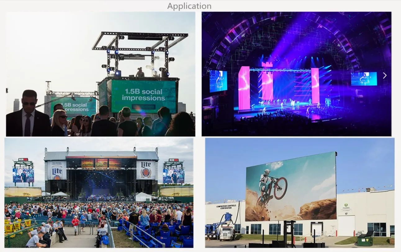 P3.91  Outdoor Rental LED Display Screen cabinet 500X500mm