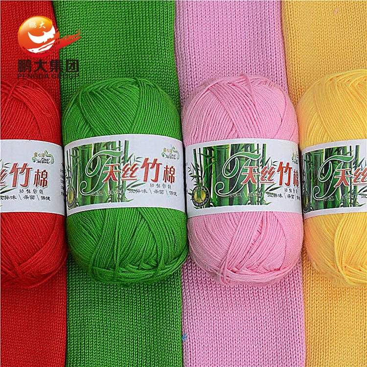  100% handknitting пряжи с вязаным крючком bambo акриловое волокно Тенсел носки из бамбукового