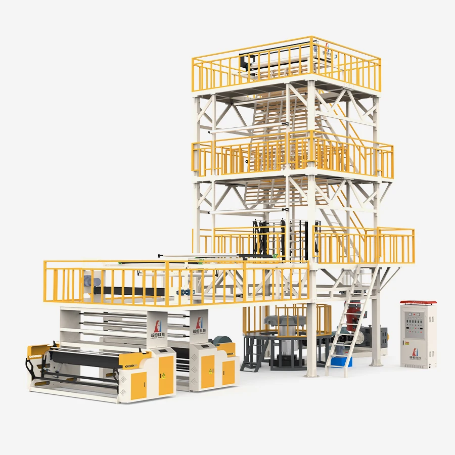 1200mm Seven layer PA EVOH Tie glue EVA LDPE LLDPE High Barrier Film Extruder Pe Blown Film Machine