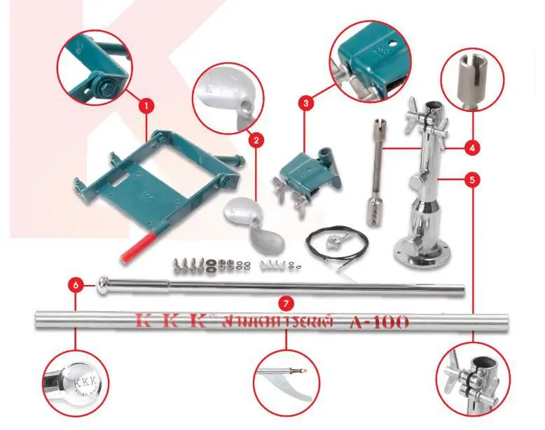 Подвесной Двигатель тайского типа с длинным хвостом, 15 л.с.