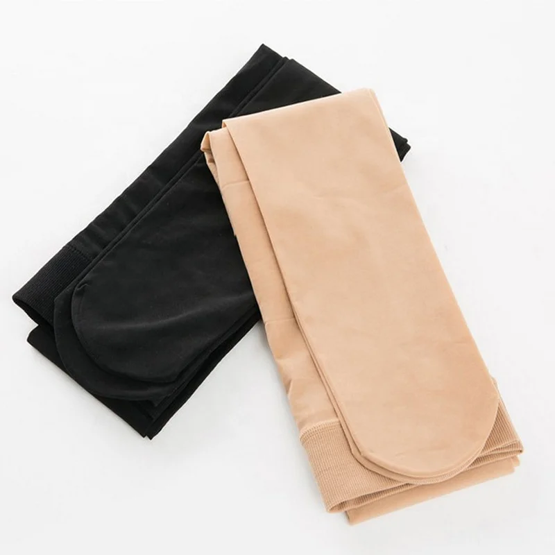 
Bare-legged artifact summer thin stockings female anti-hook silk sexy flesh-colored pantyhose pressure steel step on heel socks 