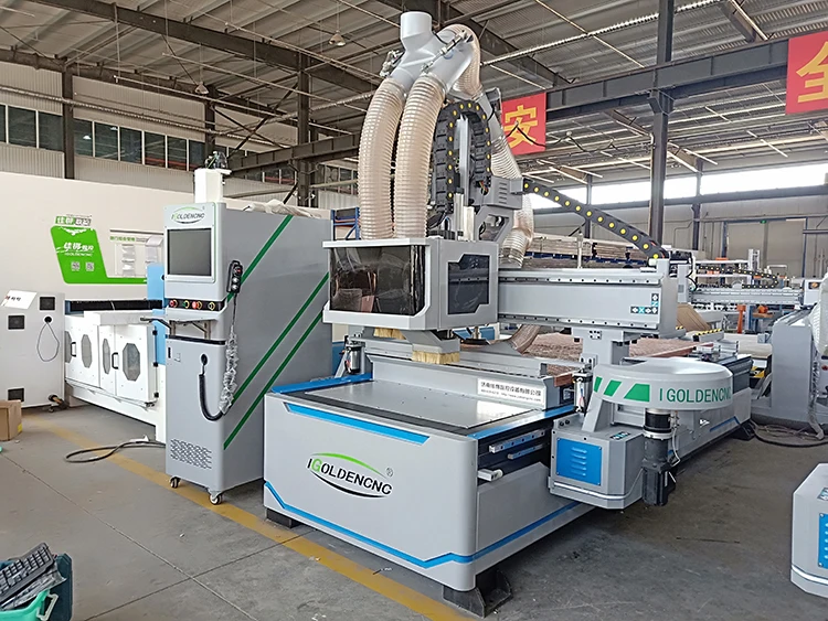 
Automatic Multi-spindles ATC CNC Router Wood Furniture Kitchen Cabinet Making Nesting Machine for Sale 