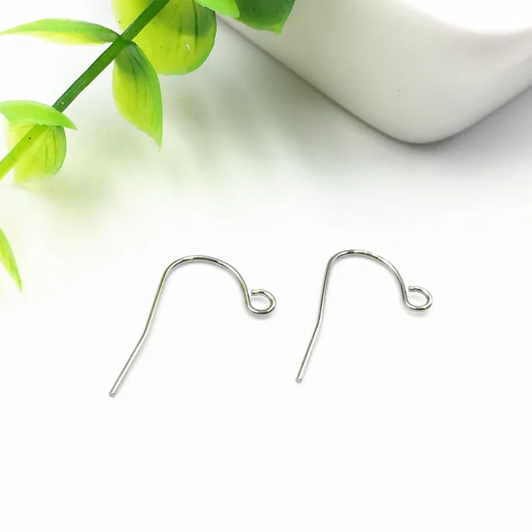 fashion 316L stainless steel jewelry findings earring  hook nature pearl,18k gold IP vacuum plating ,DIY jewelry Accessories