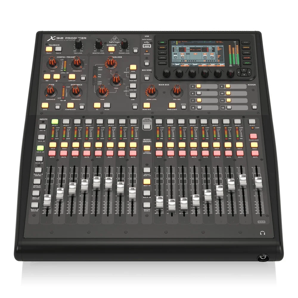 Behringer X32 производитель аудио цифровой консоли сценическая музыкальная система 16 XLR входов 8 XTR выходов микшер