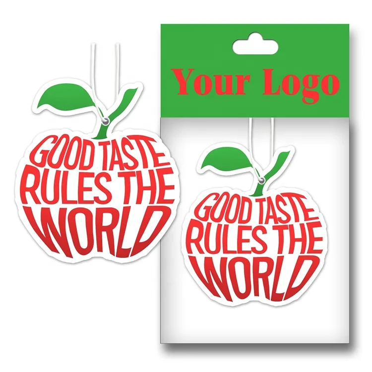 Made in China good smell custom air freshener paper car