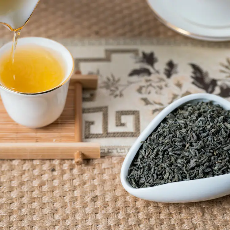 Laayoune Zhejiang Chunmee Green Tea 41022 Specialty Slimming Tea Packaged in Bag Box Bulk Cup New