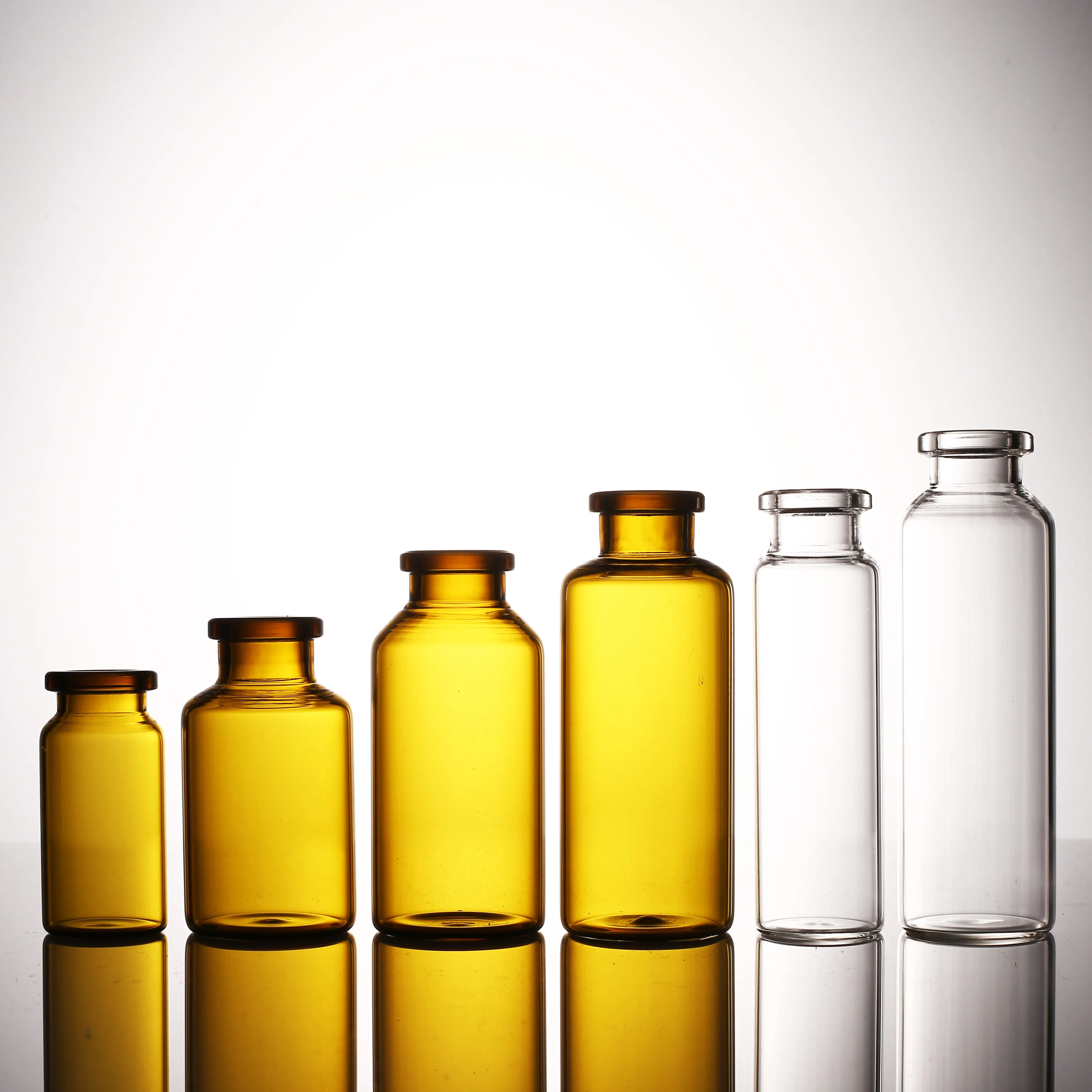 3ml 5ml 7ml 10 ml vial de vidrio with seal and cap