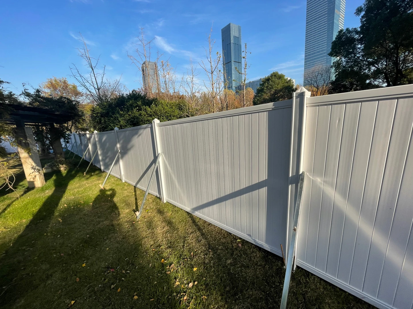 Screening Curtain  Waterproof  Frame Packing  Feature  Material  Natural Pvc Fence