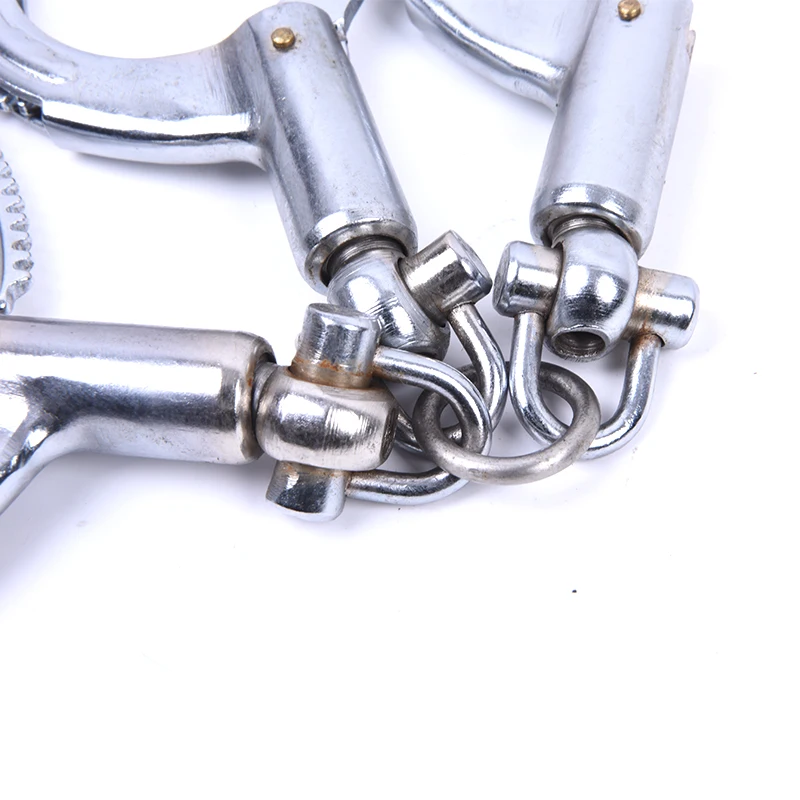 wholesale police military army metal stainless steel carbon hinged handcuffs