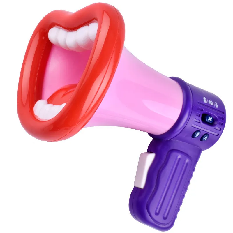 Family Interactive Kids Microphone Speaker Voice Change Toy Funny Game Voice Changer Toy