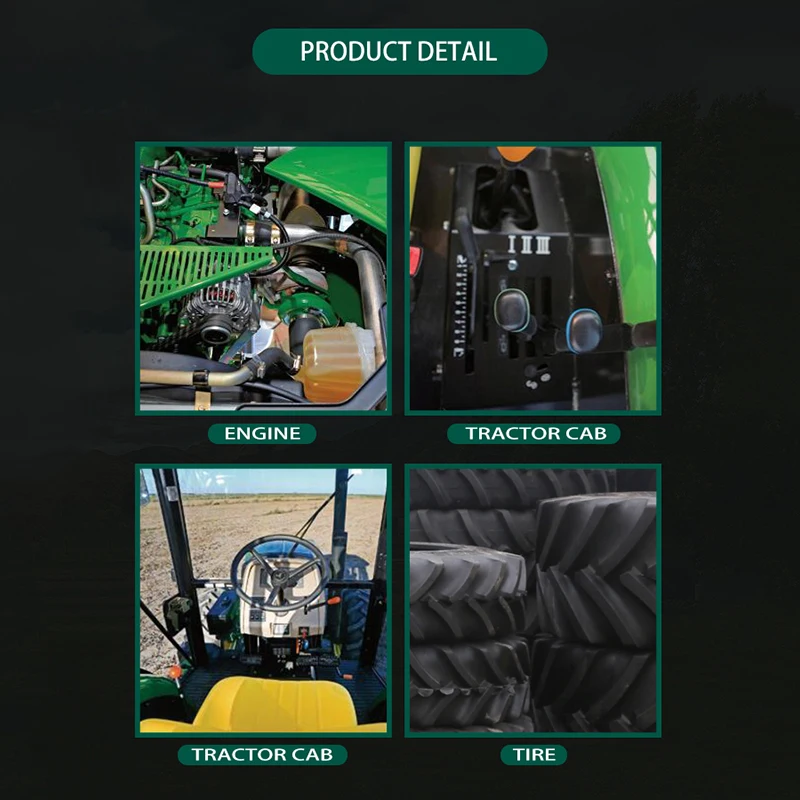 Best seller Strong power 6B-1204 used tractors at cheap price