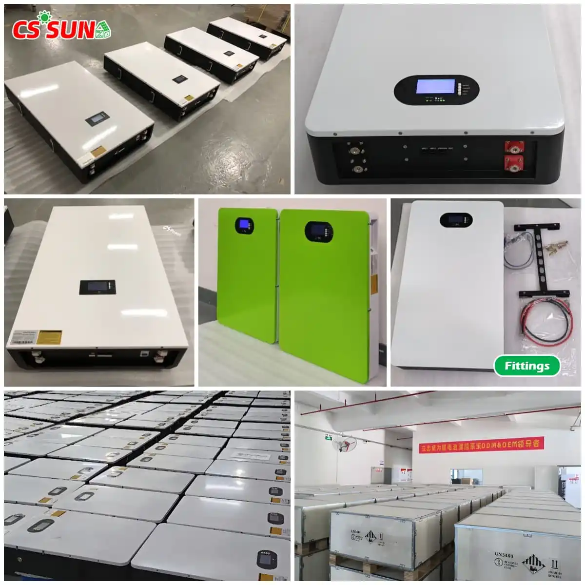 CSSUN 51.2V200Ah новый аккумулятор LiFePO4 литий-железо-фосфат 10 кВтч