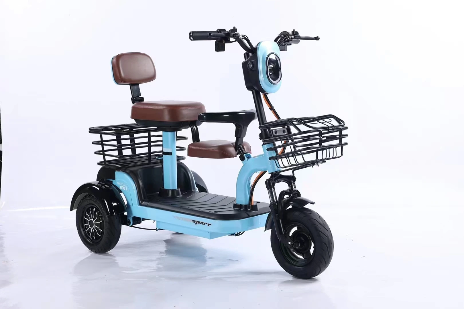 Electric bike 48v 500w for mom-kid Adult Mother 3 Wheel e-Bike Mom Kid Electric e Bicycle