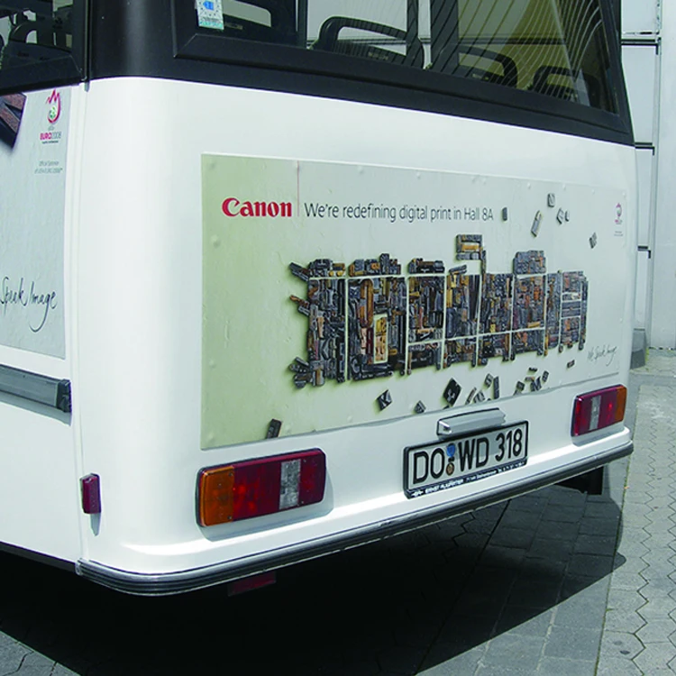 Custom Die Cut Vehicle Car Magnetic Bumper Sticker