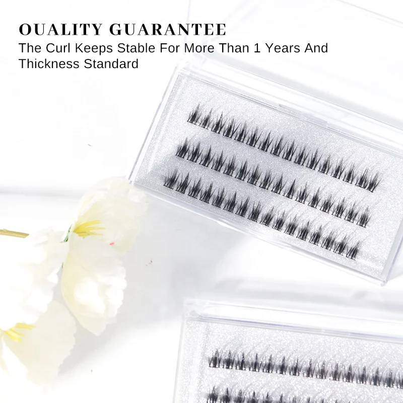 Self Grafting Diy Cluster Lash Segmented Eyelash Extension Cluster Lashes Flat Lash Private Label Diy False Extension Eyelashes