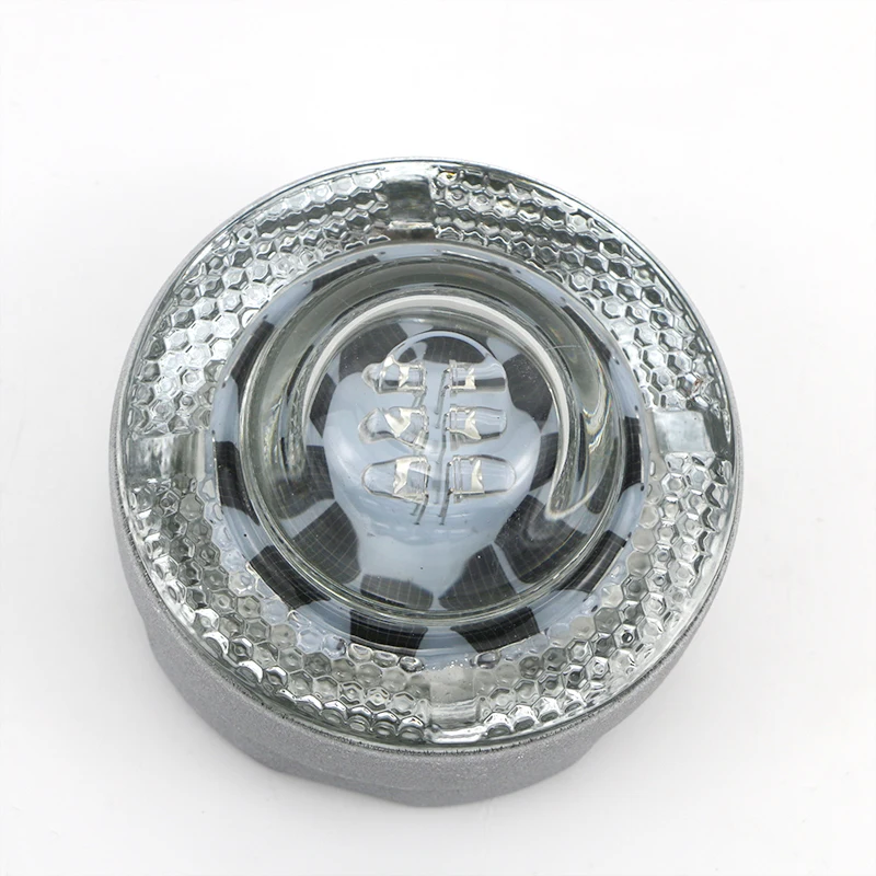 360 degree tempered glass solar road stud durable glass road stud light