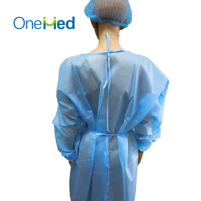 CPE Халат импортный 35gsm CPE Халат изоляционный хирургический халат