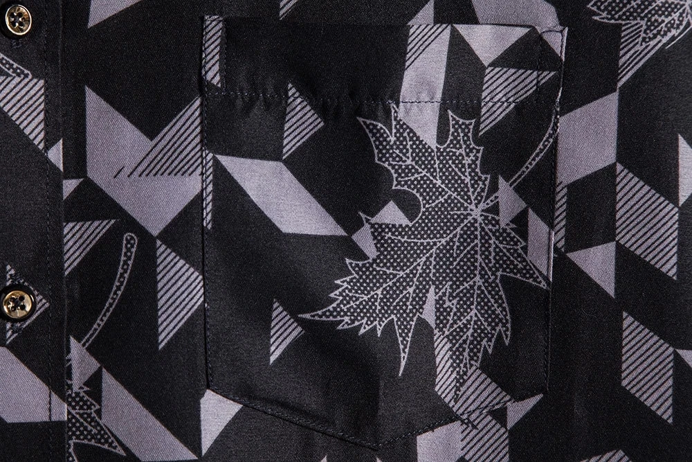 Vintage Blue Floral Hawaiian Shirt Short Sleeve Beach Shirts Men Party Holiday Vacation Clothing