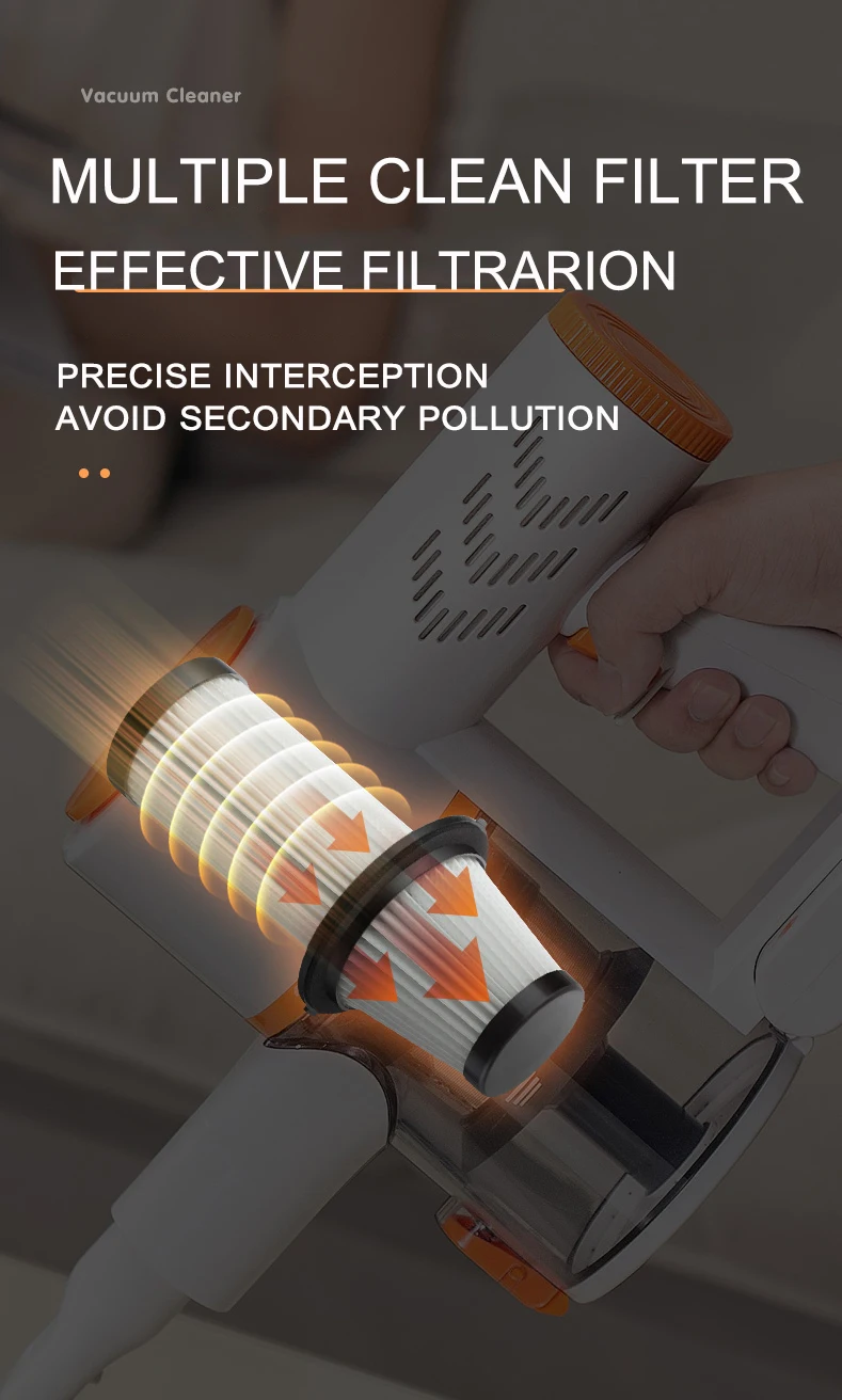 2023  wireless stick  vacuum cleaner for floor and  for car carpet cleaning machine BVC-S108