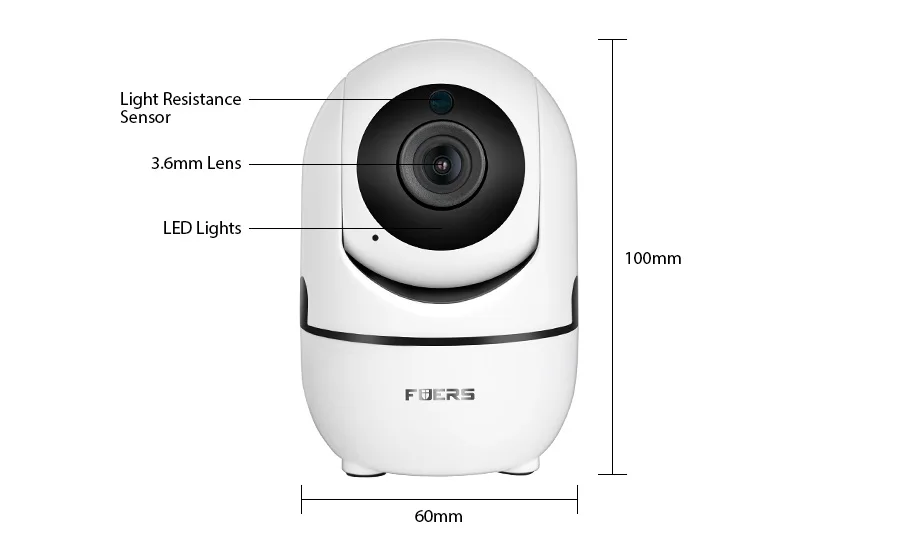 Wireless IP Camera Wi-fi Baby Monitor Indoor Mini CCTV Camera 2MP Home Security WiFi tuya cctv camera