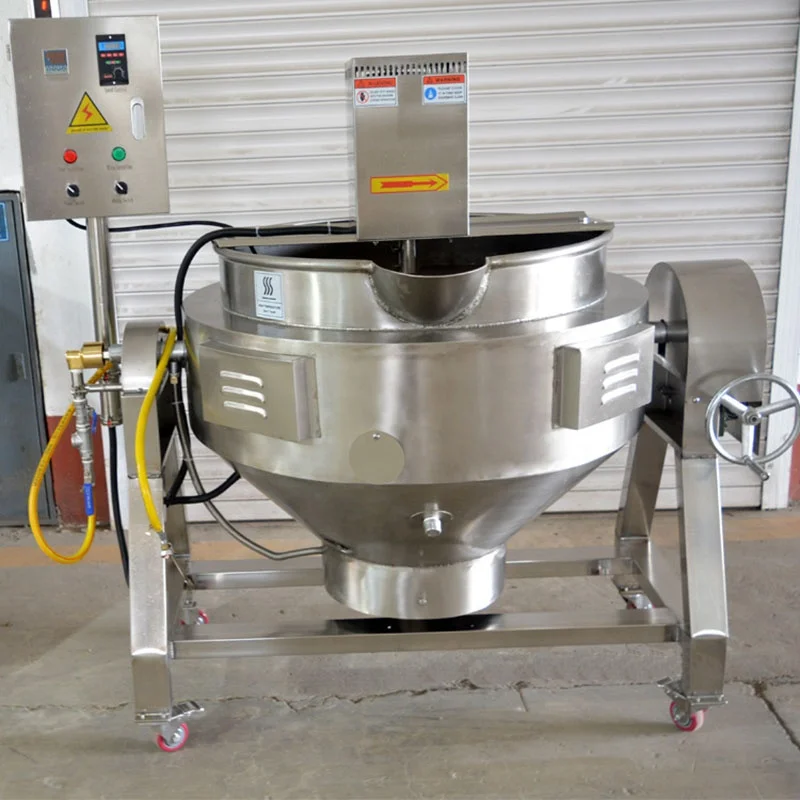 Small Heat Mixer Cooking sauce Making Equipment sauce jam cooking machine food steam jacketed kettle