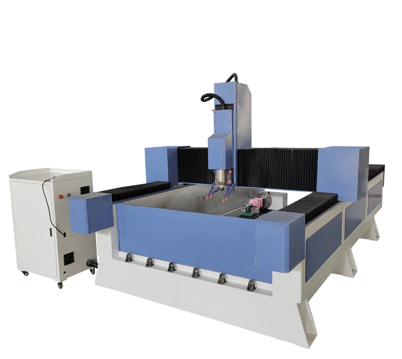 CNC Stone CNC Router Engrave Machine 3D 4 Axis 1325 3D Granite Stone CNC Router 1325 for Sale