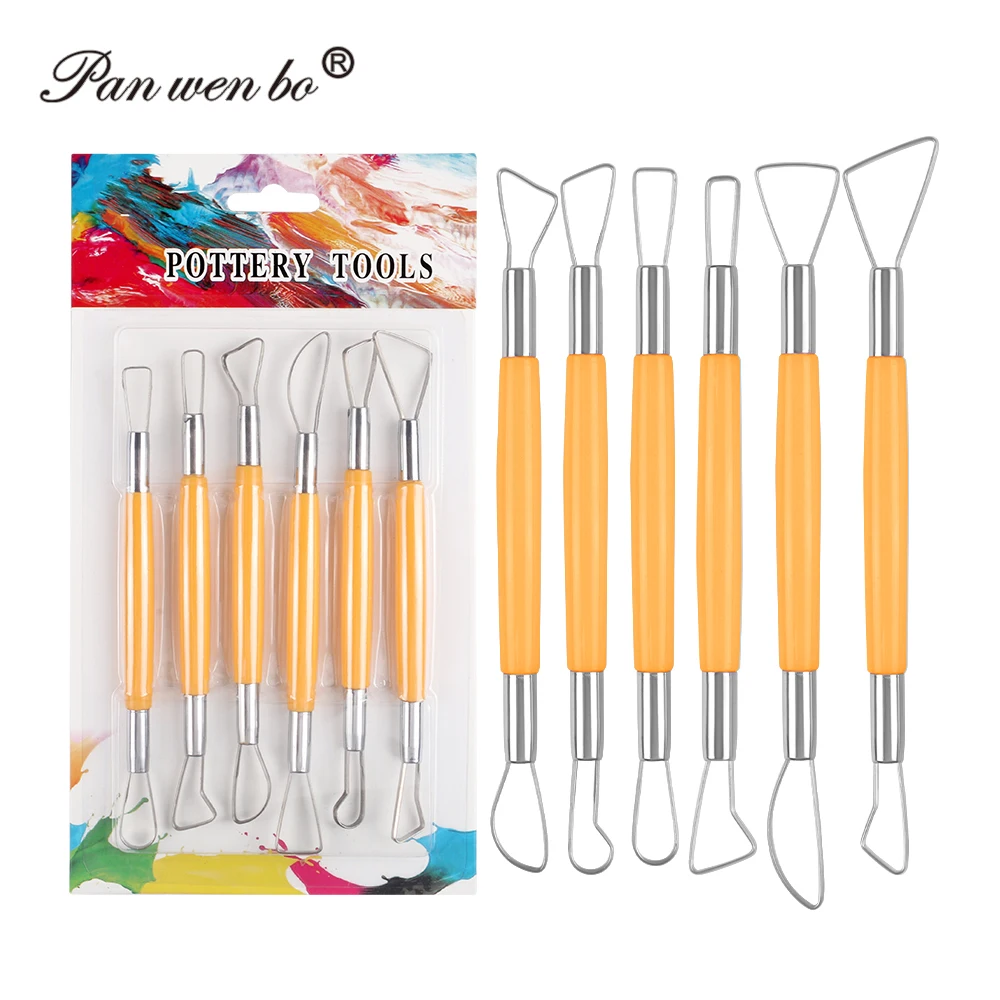 ABS Plastic Clay Tools Set Pottery Multi-Function Soft Pottery Carving Plastic Knife Diy Sculpture Modeling Embryo Knife