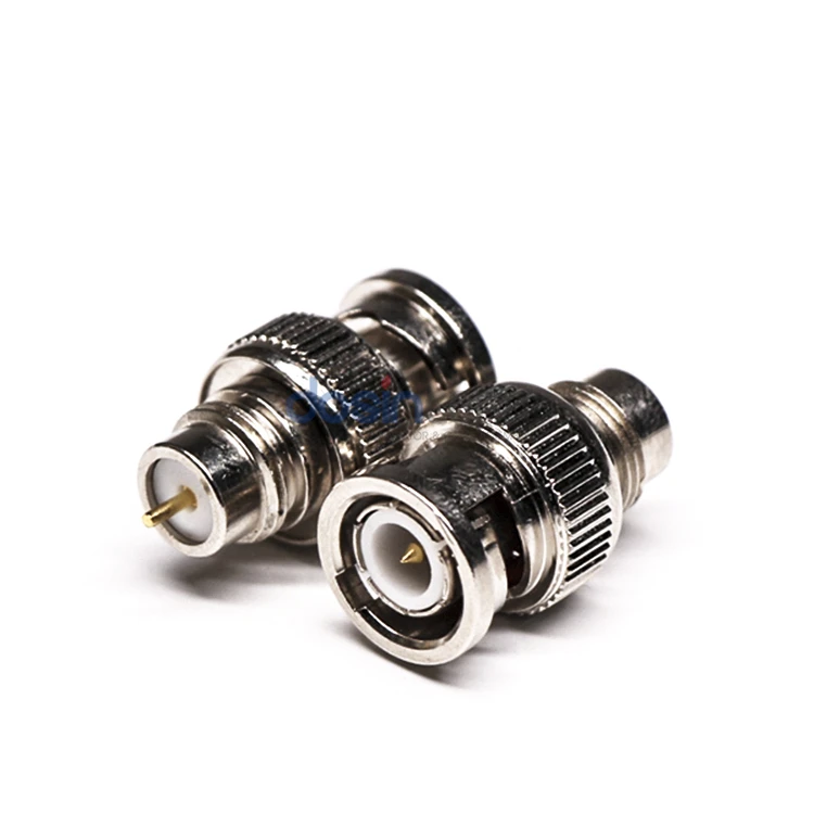 BNC Straight Plug Male Connector Manufacturer 50ohm Nickel Copper Stainless Steel RF BNC Connector