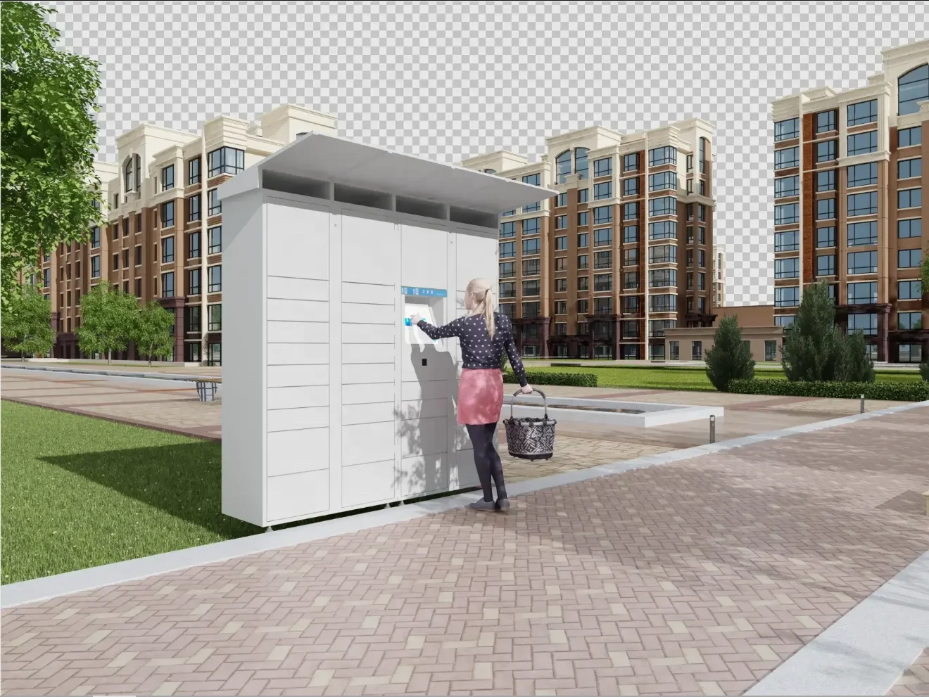 Multi Function Smart Parcel Locker with Refrigerated Locker OEM & ODM Support