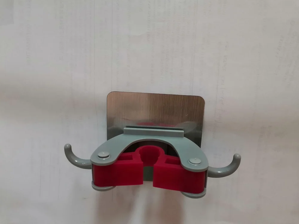 Hot Sell Self-adhesive Single Holder Wall Mount Mop And Broom Holder