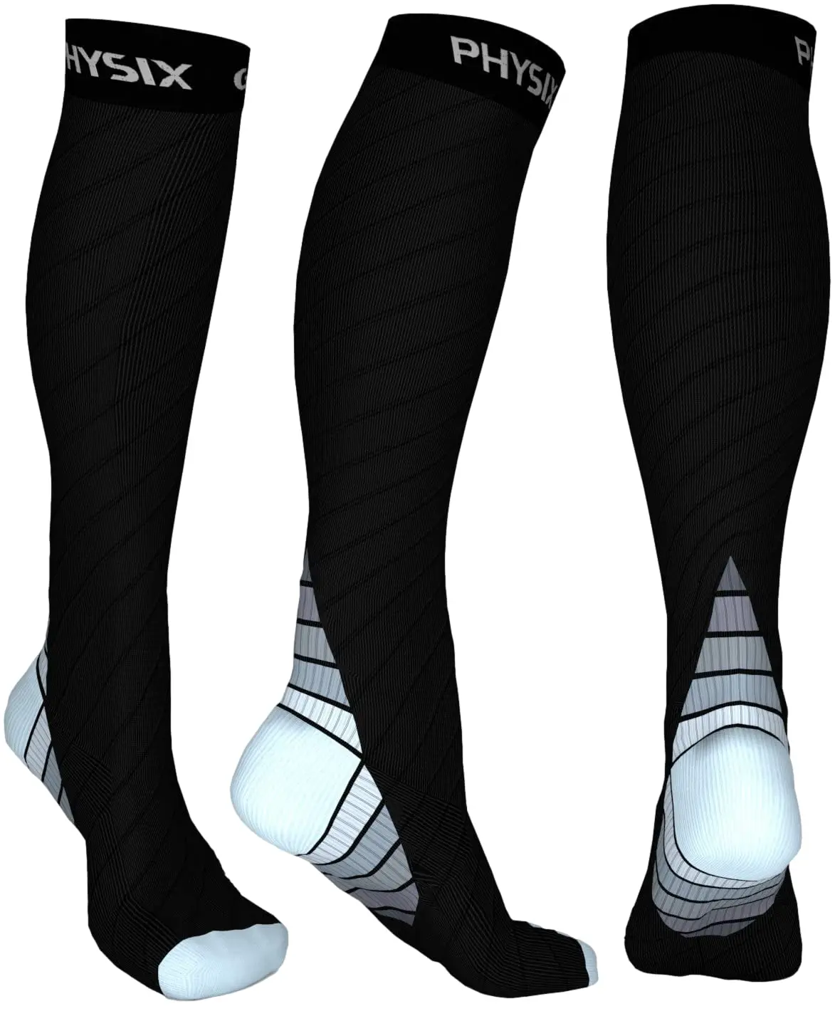 Compression Socks 20-30 mmHg - Men & Women - Running, Nurses, Shin Splints, Flight, Travel