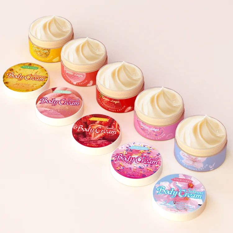 Hot Sale Private Label Custom Body Glaze Whitening And Firming Glaze Body Refreshing Whitening Anti-Aging Sakura Body Cream