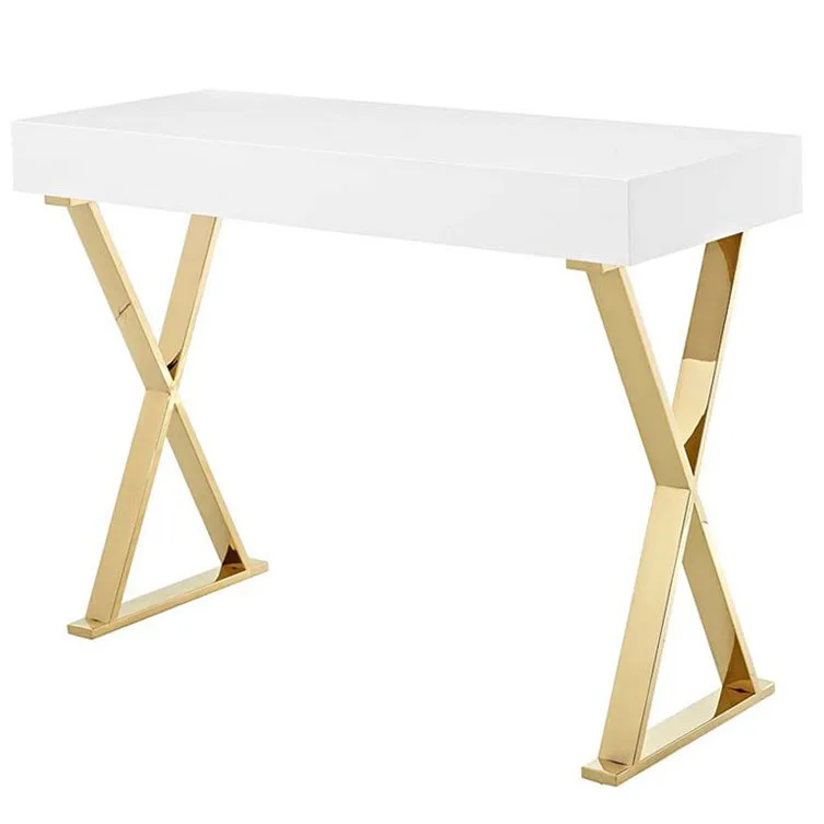 Contemporary Console Table In Marble Industrial Metal Shelf Mirrors Decor Wall And Pink Modern Front Desk