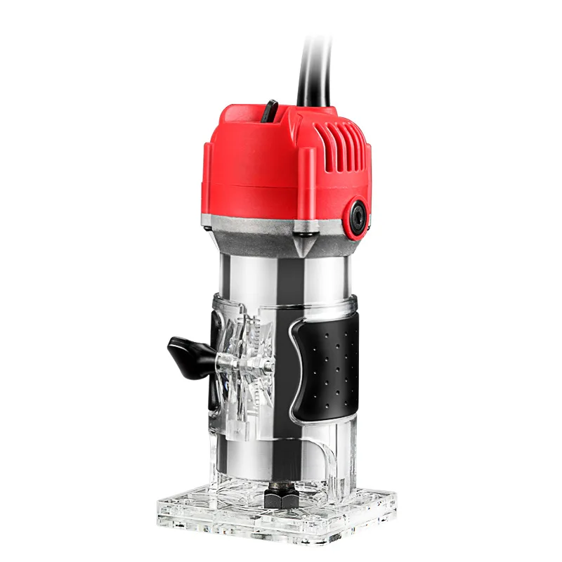 30000rpm Transparent Base Edge Guide Wood Laminate Electric Trimmer tool Woodworking Electric Trim Router