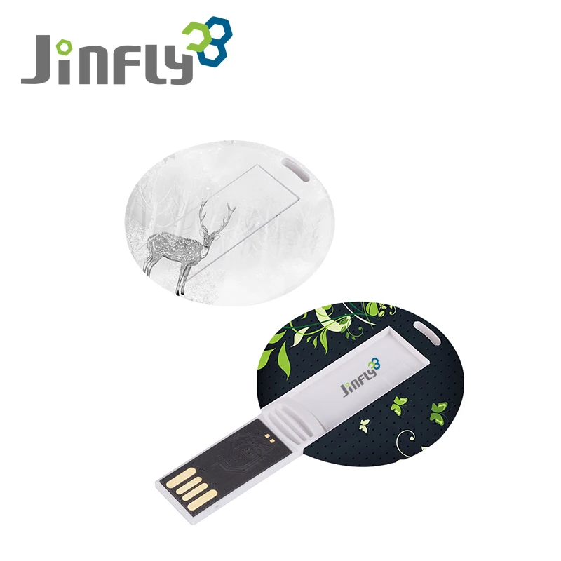 JINFLY CE ROHS FCC 64GB 16GB 8GB 4GB Smiley Round Card Usb Flash Drive 2.0 Pendrive Personalizado Usb Flash Drive 32Gb Cartoon