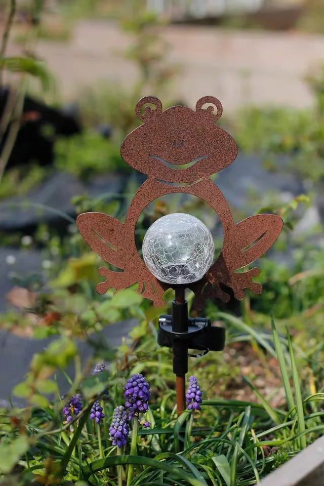 
Chinese factory water fountains outdoor garden decoration solar light lights 