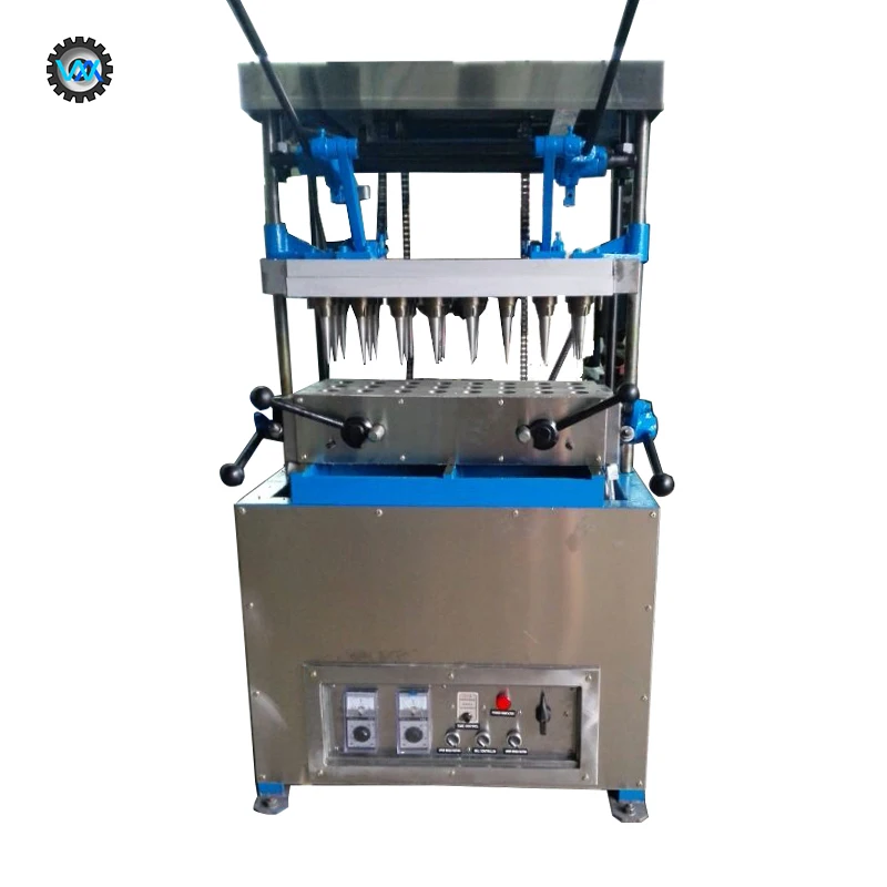 Waffle horn torch ice cream cone making machine
