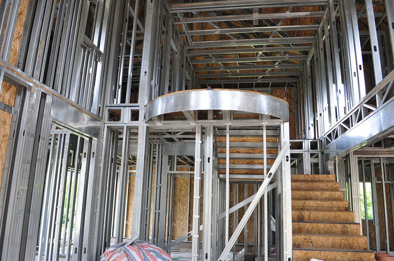 Flat Steel villa house/ Modern home luxury Villa