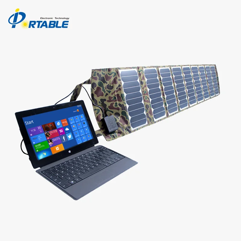 
18v 60w waterproof portable foldable solar panel charger 