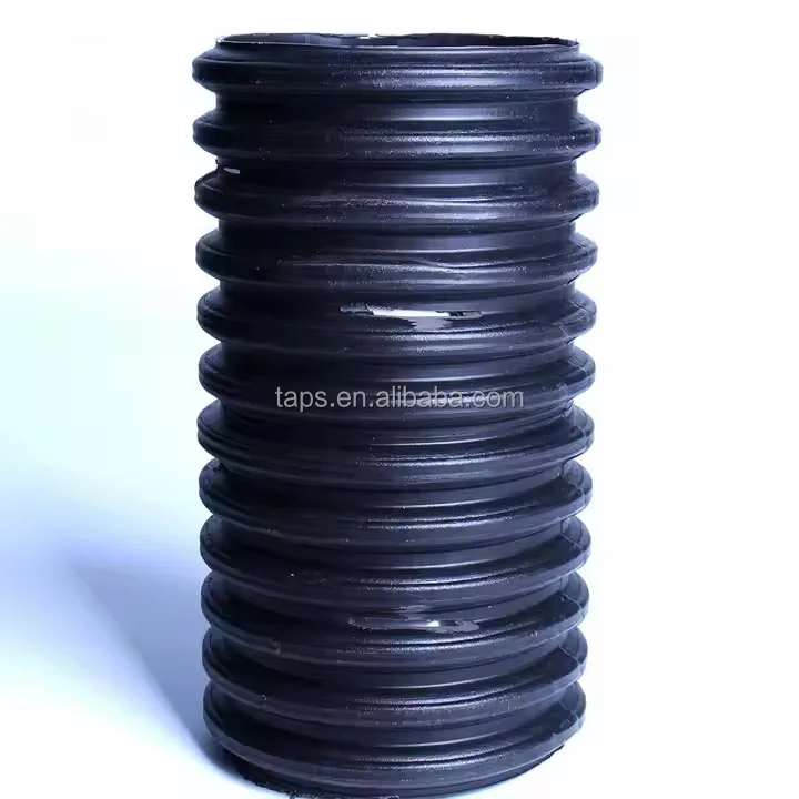Дренажная дорожная труба Hdpe Китай оптовик полиэтилен двухслойная гофрированная дренажная для сточных вод