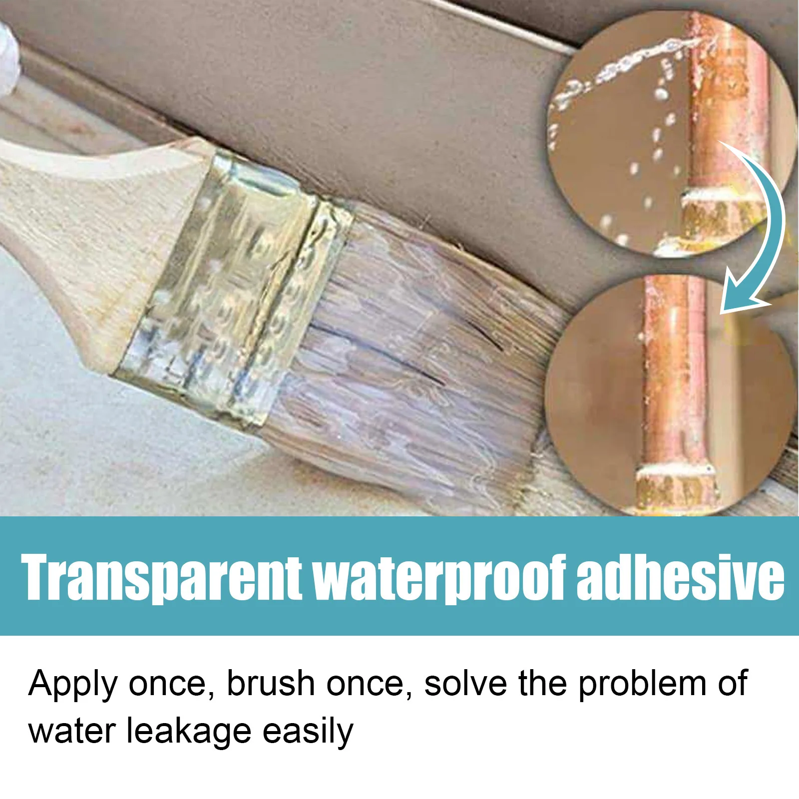 Custom Logo Jue-Fish Colorless Transparent Waterproof Adhesive Wall Floor Roof Leakage Sealant All Purpose Glue Adhesive