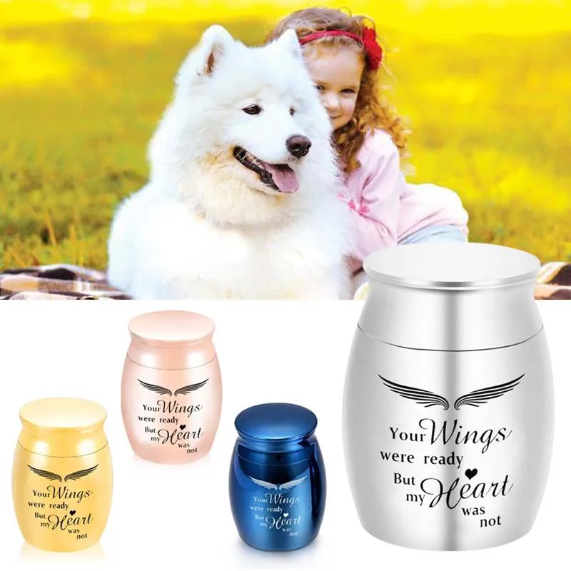 
Mini Pet Metal Cremation Ash Urns for Dogs Ashes Stainless Steel Cremation Urn 