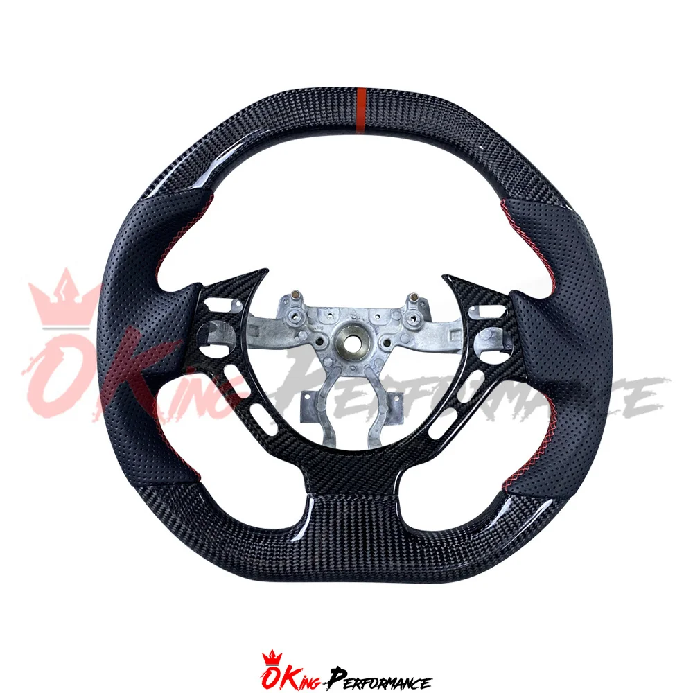 Customize Carbon Fiber Steering Wheel With Center Trim Cover For Nissan R35 GTR 2008-2016