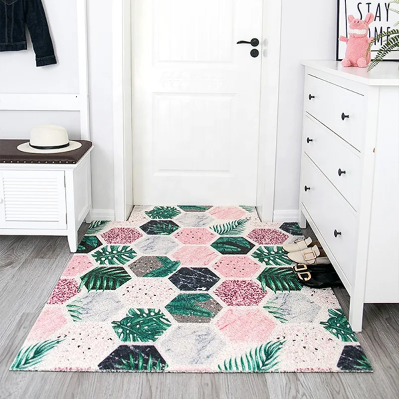 The Fine Quality PVC Coil Kitchen Mat Vinyl Loop carpet for living room entrance modern mats