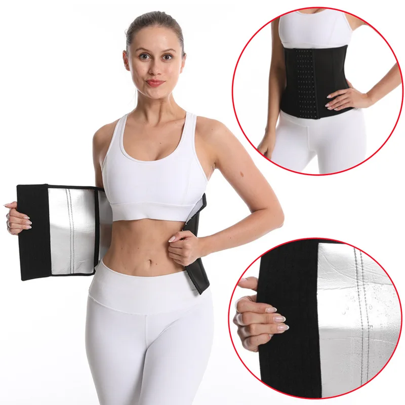 Waist Trainer Women Shapewear Bodysuit Shapewear Fitness Exercise Hip Lift Belly Band Sweat Girdle Waist