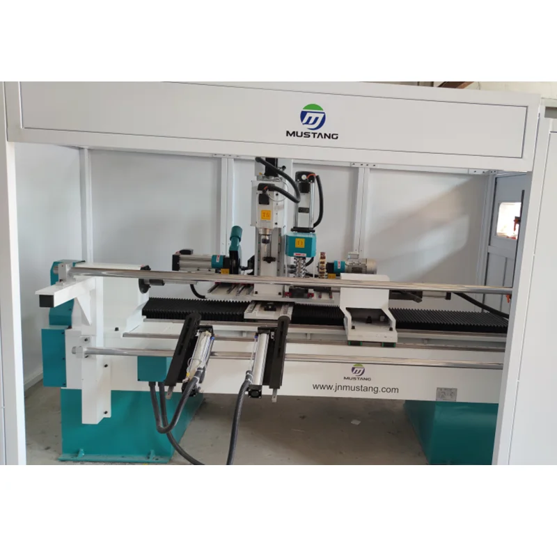 MT1220 Mustang Multifunctional 4 Axis Woodworking CNC Lathe Milling Machine Combo for Furniture Legs