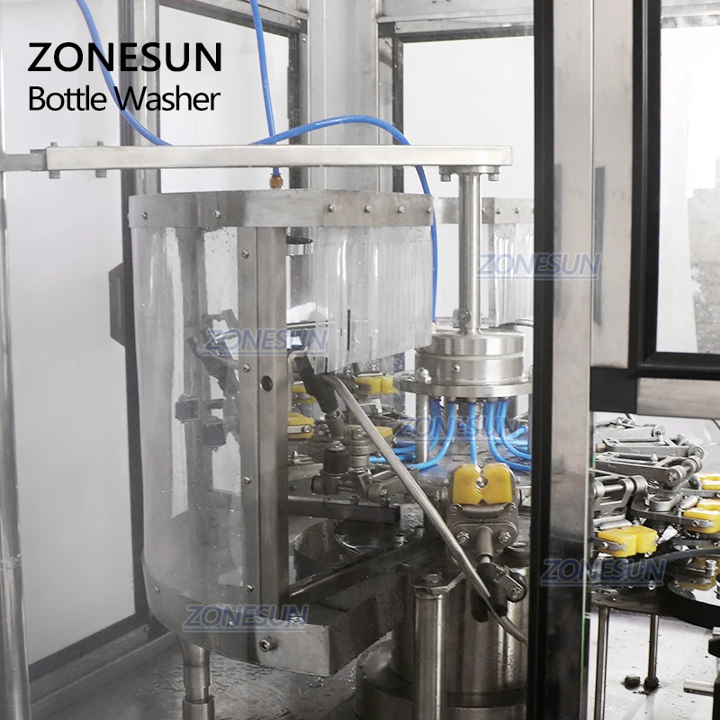  ZONESUN ZS-WB12 молока поворотный вина пластиковый малый полуавтоматическая пэт рециркулирует стеклянная бутылка стиральная машина для